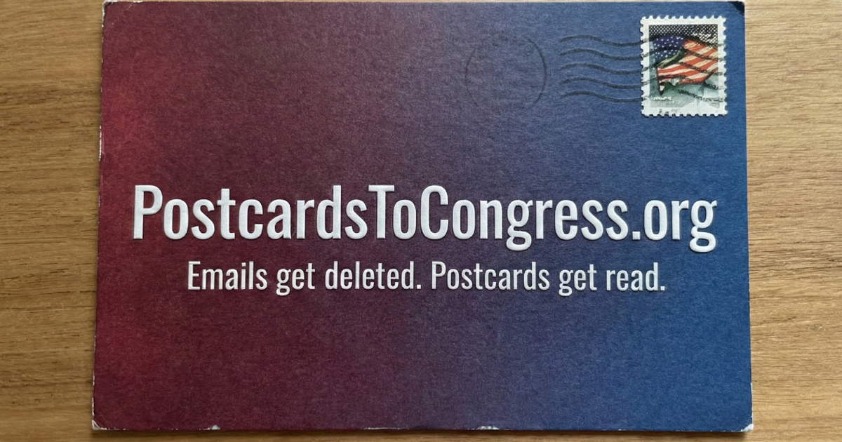 Postcards to Congress | Make Your Voice Heard